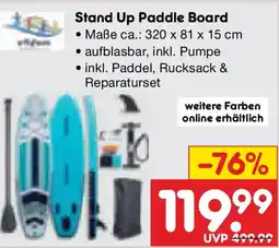 Netto Marken-Discount Stand Up Paddle Board Angebot