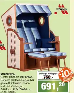 Möbel Inhofer Devries strandkorb Angebot