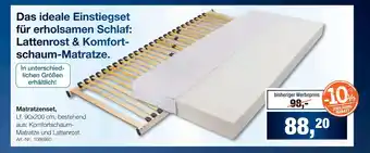 Möbel Inhofer Matratzenset Angebot