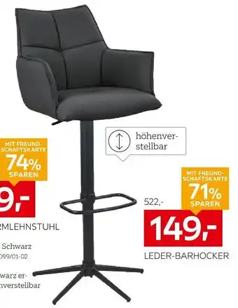 XXXLutz Novel leder-barhocker Angebot