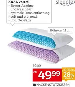 XXXLutz Sleeptex nackenstützkissen „cartino“ Angebot