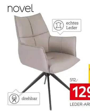 XXXLutz Novel leder-armlehnstuhl Angebot