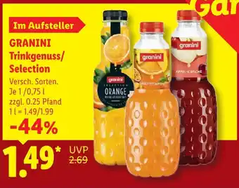Lidl Granini trinkgenuss/selection Angebot