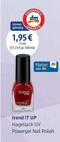 dm drogerie Trend It Up Nagellack Uv Powergel Nail Polish Angebot