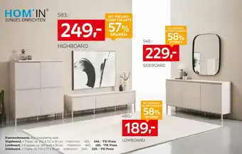 XXXLutz Hom'in highboard Angebot