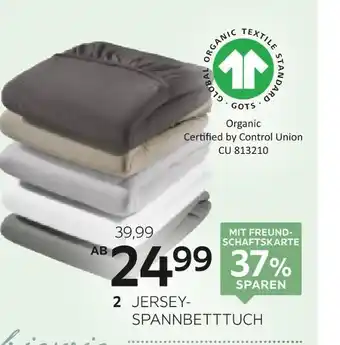 XXXLutz Bio:vio jersey-spannbetttuch „florentano“ Angebot