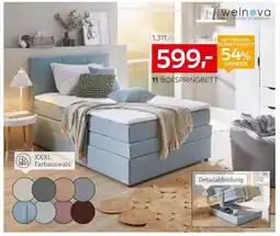 XXXLutz Welnova boxspringbett inkl. bettkasten Angebot