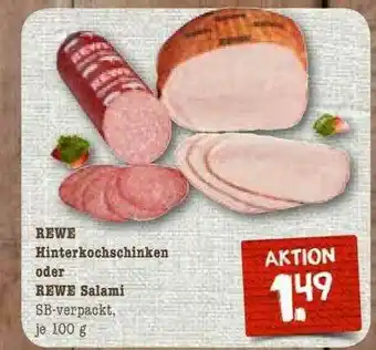 nahkauf Reew Hinterkochschinken Oder Rewe Salami Angebot