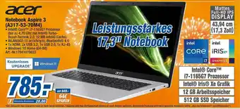 expert Techno Land Acer Notebook Aspire 3 (a317-53-70m4) Angebot