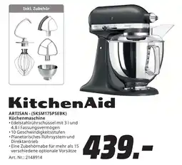 MediaMarkt KitchenAid ARTISAN - (5KSM175PSEBK) Küchenmaschine Angebot
