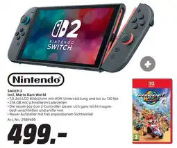 MediaMarkt NINTENDO Switch 2 incl. Mario Kart World Angebot