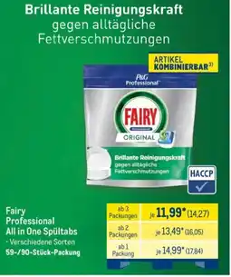METRO Fairy Professional All in One Spültabs Angebot