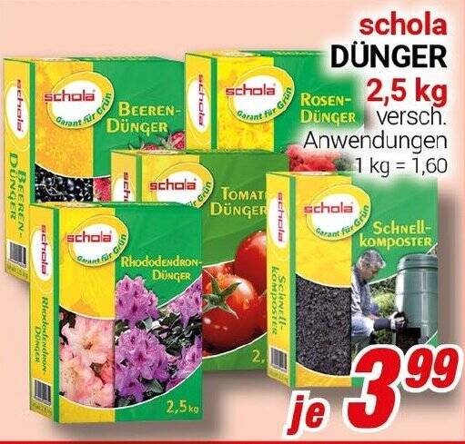 Schola dnger 2,5 kg Angebot bei CENTERSHOP