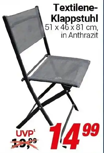 CENTERSHOP Textilene Klappstuhl Angebot