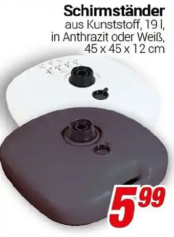CENTERSHOP Schirmständer Angebot