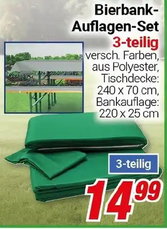 CENTERSHOP Bierbank Auflagen-Set Angebot
