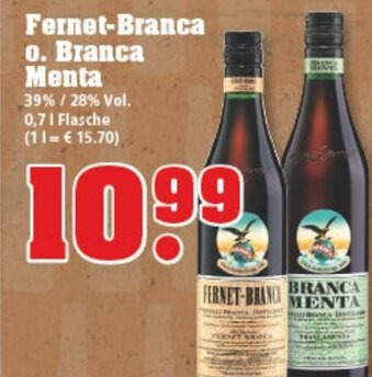 trinkgut Fernet-Branca o. Branca Menta Angebot