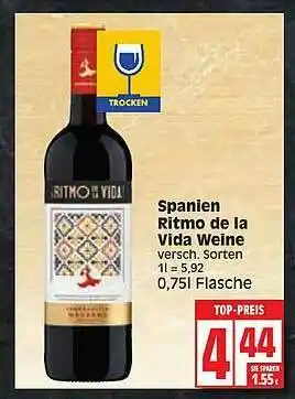 Edeka Spanien Ritmo De La Vida Weine Angebot