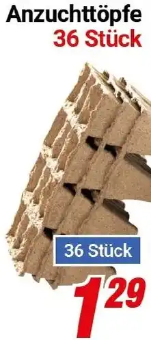 CENTERSHOP Anzuchttöpfe Angebot