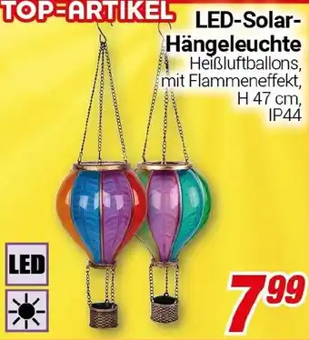 CENTERSHOP LED-Solar Hängeleuchte Angebot