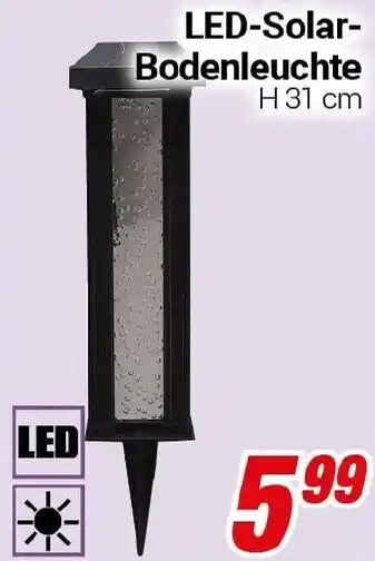 CENTERSHOP LED-Solar Bodenleuchte Angebot