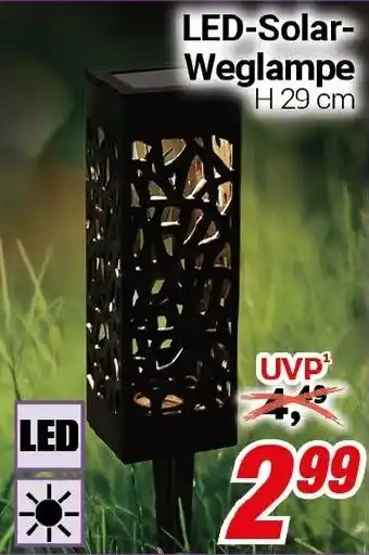 CENTERSHOP LED-Solar Weglampe Angebot