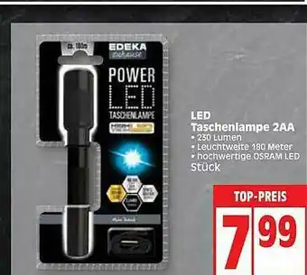 Edeka Led Taschenlampe 2aa Angebot