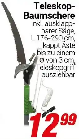 CENTERSHOP Teleskop Baumschere Angebot