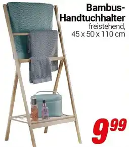 CENTERSHOP Bambus Handtuchhalter Angebot
