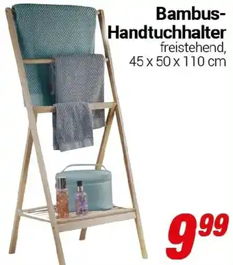 CENTERSHOP Bambus Handtuchhalter Angebot