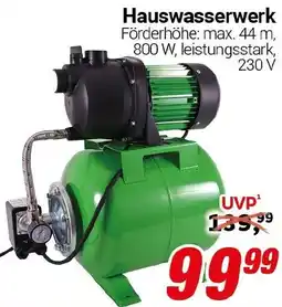 CENTERSHOP Hauswasserwerk Angebot