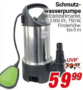 CENTERSHOP Schmutzwasserpumpe Angebot
