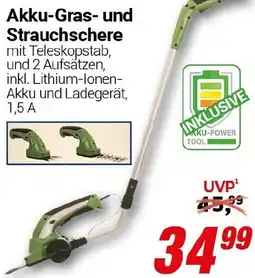 CENTERSHOP Akku-Gras und Strauchschere Angebot