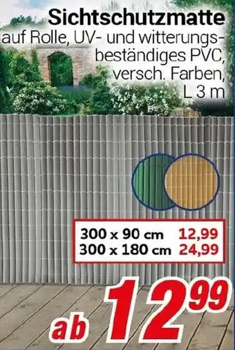 CENTERSHOP Sichtschutzmatte Angebot