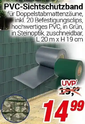 CENTERSHOP PVC-Sichtschutzband Angebot