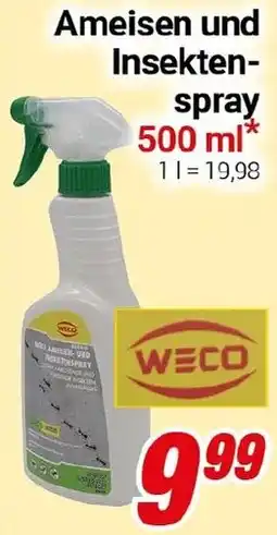CENTERSHOP Ameisen und Insektenspray Angebot