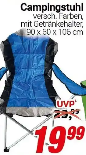 CENTERSHOP Campingstuhl Angebot