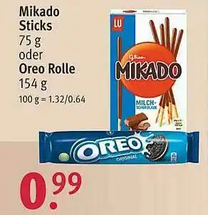 Rossmann Mikado Sticks Oder Oreo Rolle Angebot