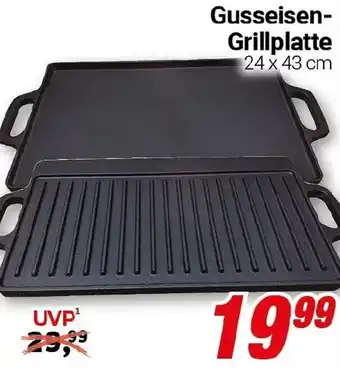 CENTERSHOP Gusseisen Grillplatte Angebot