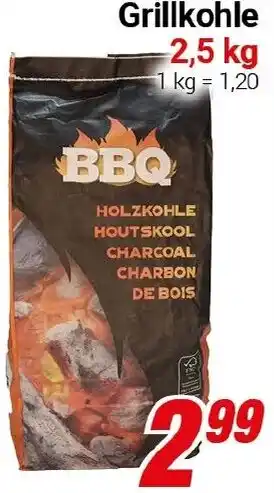 CENTERSHOP Grillkohle Angebot