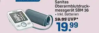 Rossmann Sanitas Oberarmblutdruck Messgerät SBM 36 Angebot