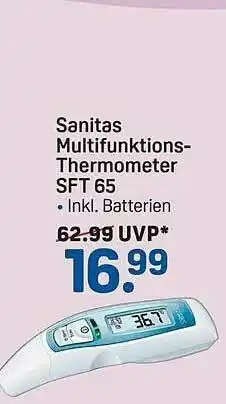 Rossmann Sanitas Multifunktions-thermometer Sft65 Angebot