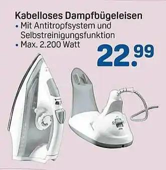 Rossmann Kabelloses Dampfbügeleisen Angebot