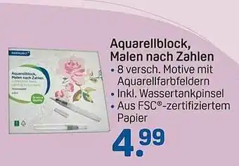 Rossmann Aquarellblock Malen Nach Zahlen Angebot