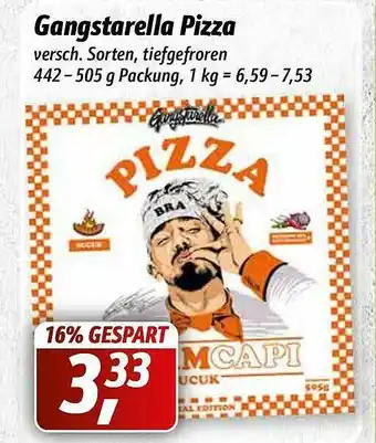 Simmel Gangstarella Pizza Angebot