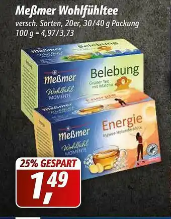 Simmel Meßmer Wohlfühltee Angebot