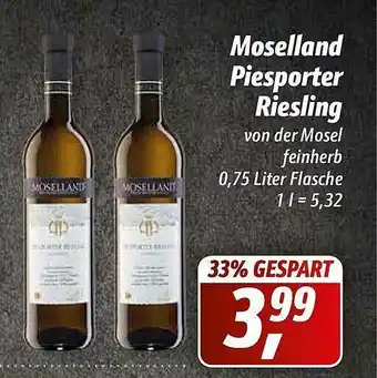 Simmel Moselland Piesporter Riesling Angebot