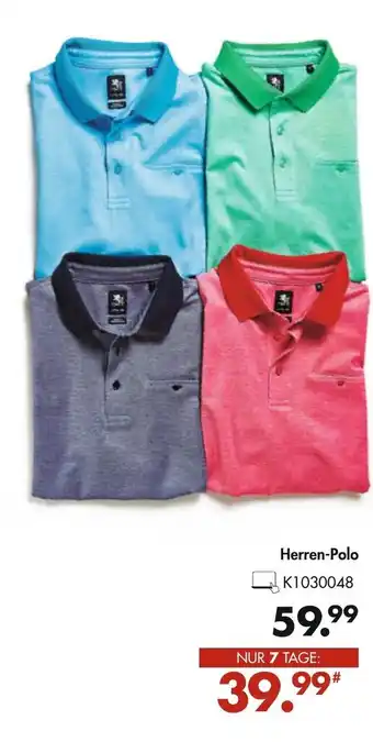 Galeria Herren Polo Angebot