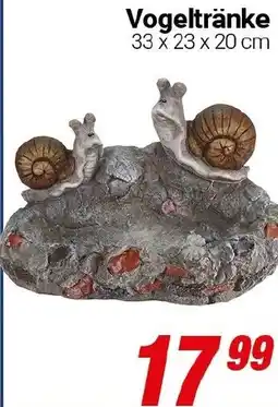 CENTERSHOP Vogeltränke 33 x 23 x 20 cm Angebot