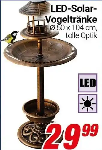 CENTERSHOP LED-Solar- Vogeltränke Angebot